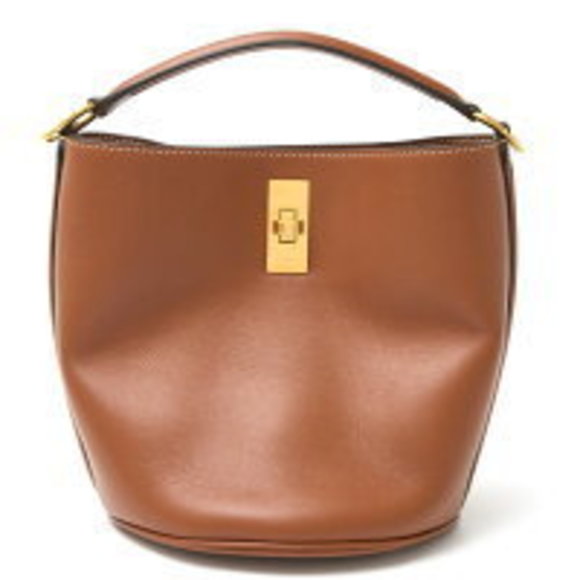 Celine Teen Bucket Hand Shoulder Bag Calfskin brown - Picture 1 of 7